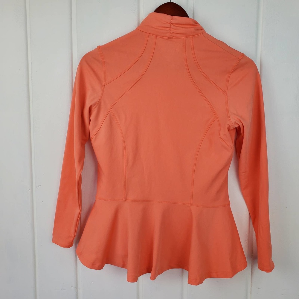 Coolibar Diamond Cove Swim Jacket UPF 50 Peplum Performance Womens XXS - Picture 8 of 10